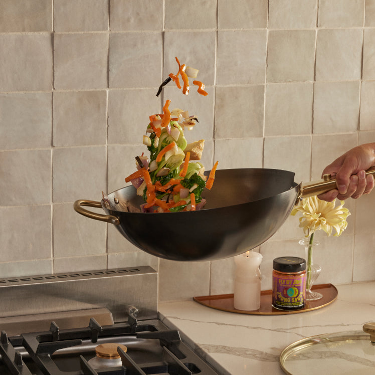 hot wok set - black - view 2