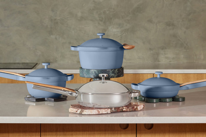 Titanium Always Pan Pro, Always Pan 2.0, Perfect Pot, and Mini Perfect Pot