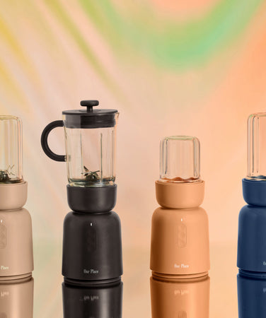 steam, char, spice, blue salt splendor blender