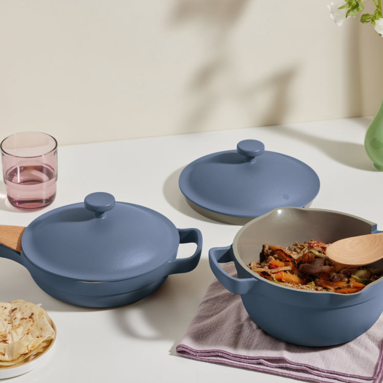 Ceramic Mini Cookware Duo | Mini Perfect Pot and Mini Always Pan–Our Place