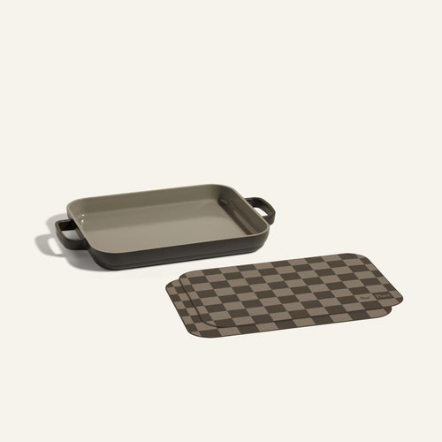 Mini Griddle Pan + Mini Oven Mats-Char