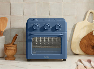 blue wonder oven on counter