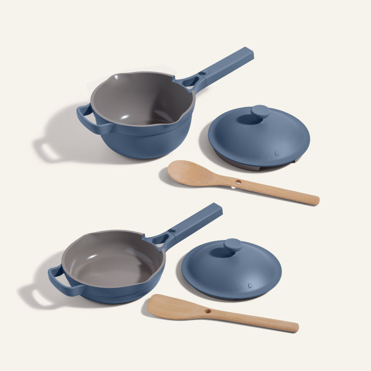 Ceramic Mini Cookware Duo | Mini Perfect Pot and Mini Always Pan–Our Place