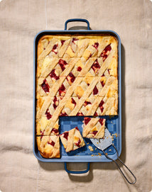 Strawberry Cream Cheese Slab Pie